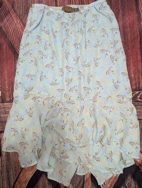 Saddle Ridge Skirt Western Print Large